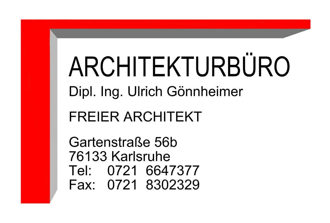Gönnheimer Architekten - Ulrich Gönnheimer, Karlsruhe